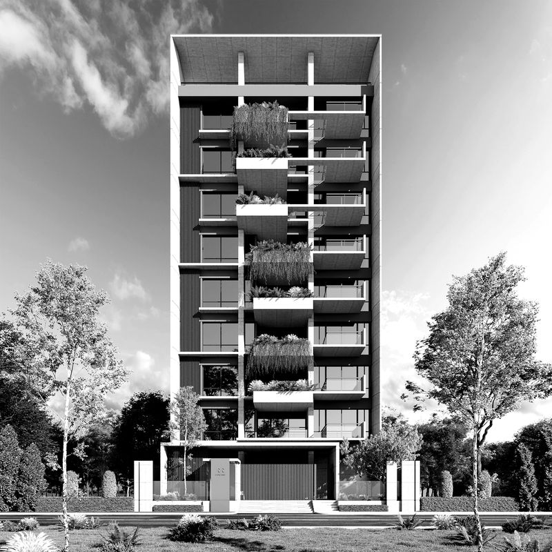 Naujas gyvenamasis namas tarp medžių